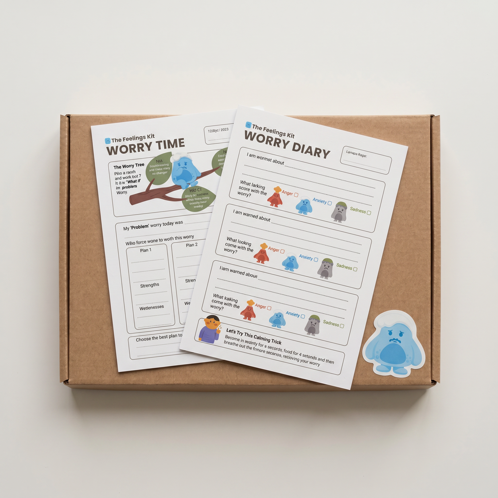 The Worry Pads: A Child-Friendly Guided Writing Tool for Anxious Thoughts