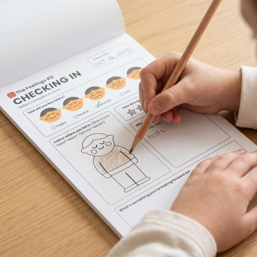 The Child Reflection Pad: A Guided Space for Kids to Reflect & Reset