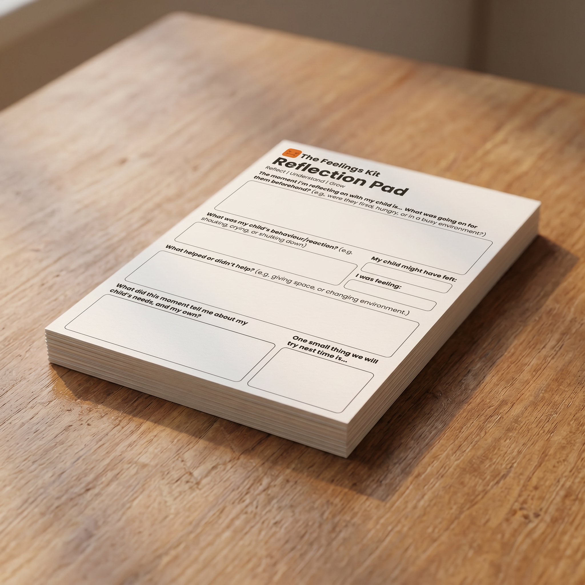 The Parent Reflection Notepad: A Gentle Guide for Understanding Tough Moments