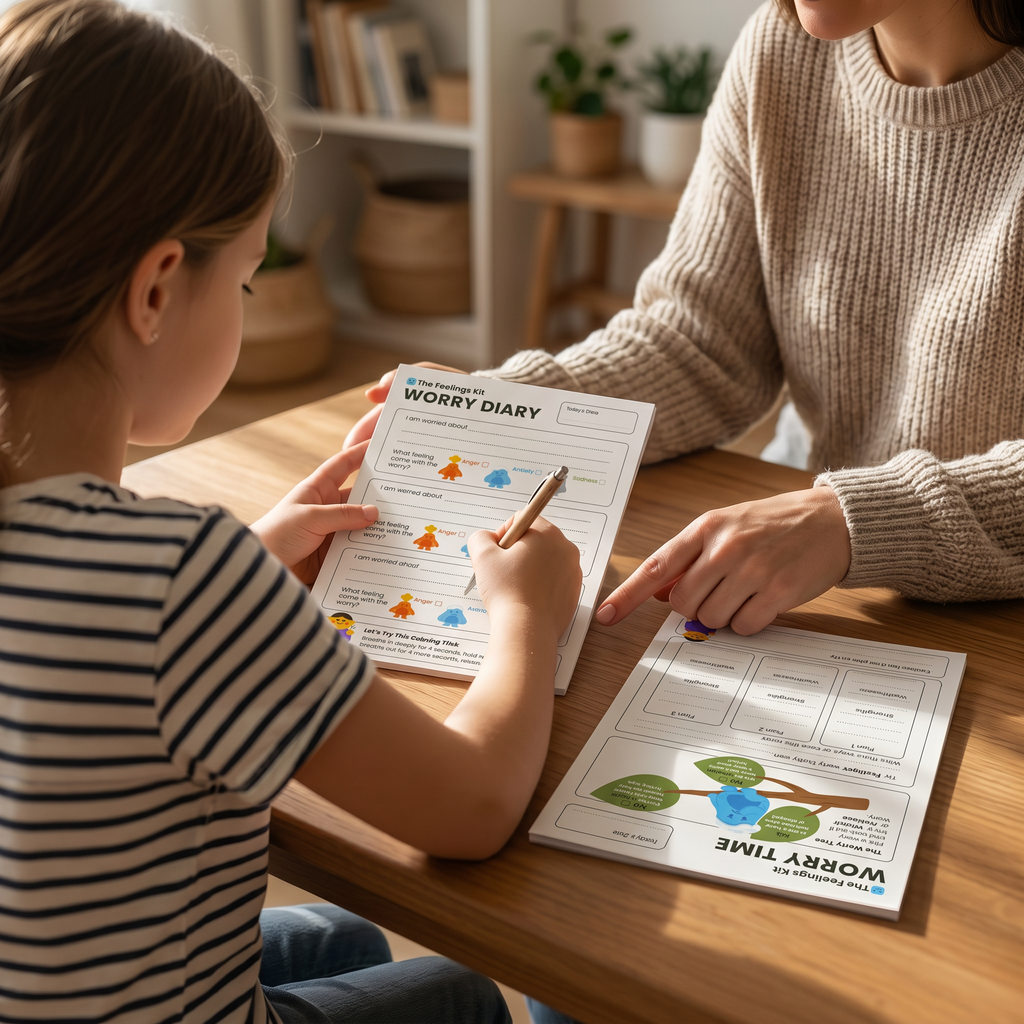 The Worry Pads: A Child-Friendly Guided Writing Tool for Anxious Thoughts