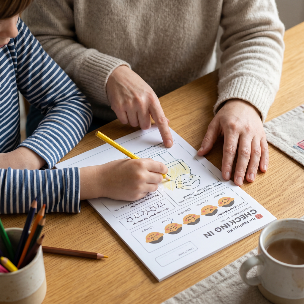 The Child Reflection Pad: A Guided Space for Kids to Reflect & Reset