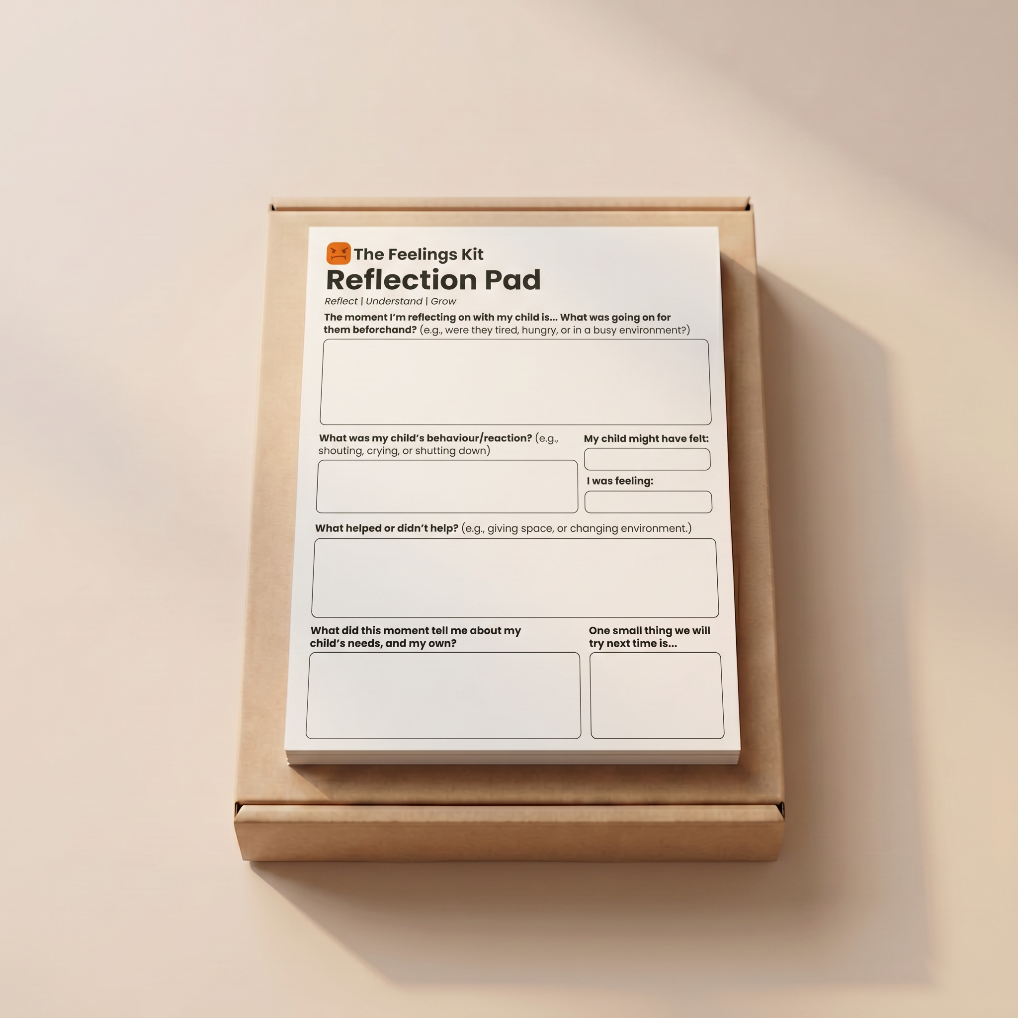The Parent Reflection Notepad: A Gentle Guide for Understanding Tough Moments