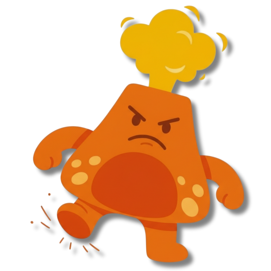 The Anger character as it looks today